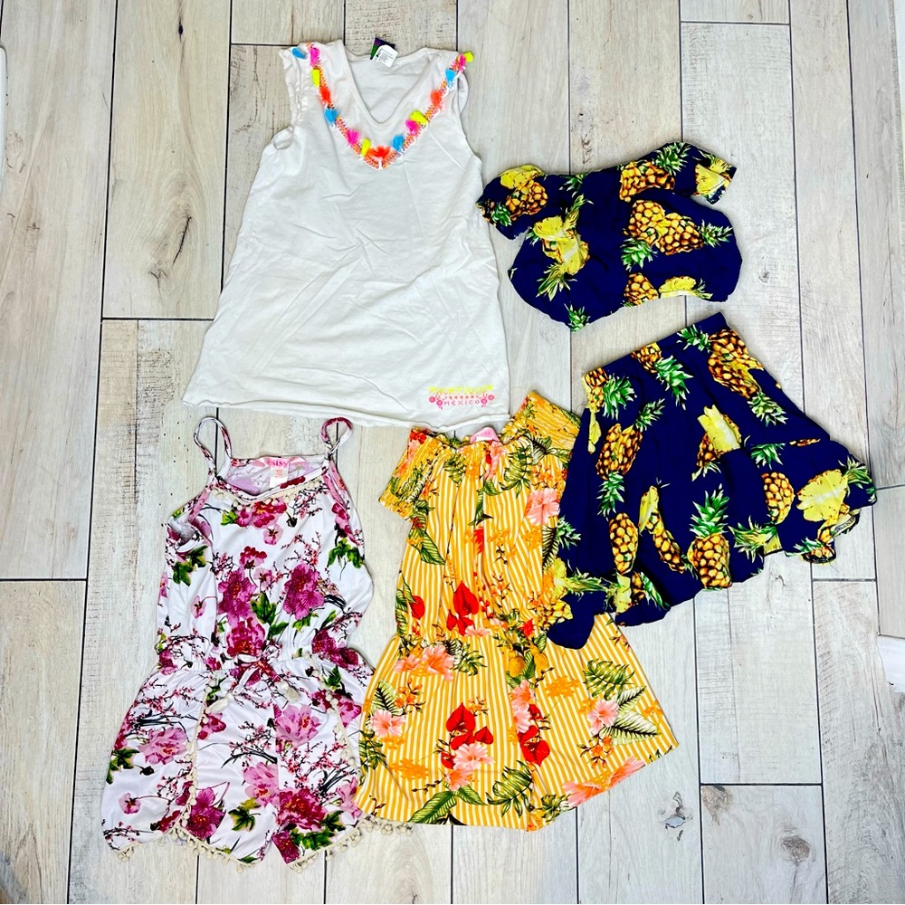 Girls Dress & Romper Bundle size 5/6